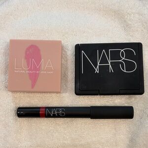 NARS Blush, NARS Lip Pencil & LUMA by Jess Hart